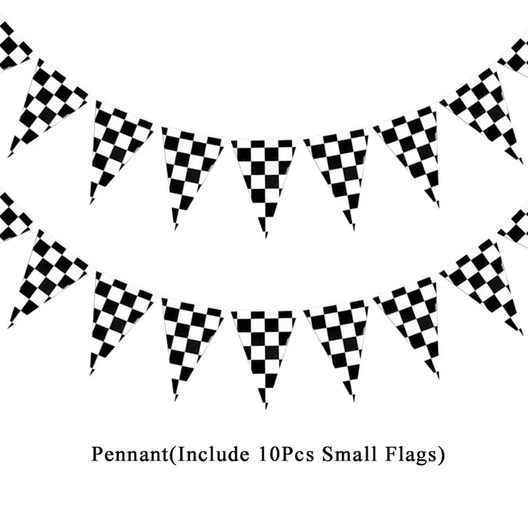 Racing Car Birthday Party Tableware Set Plates Napkins Kids Theme