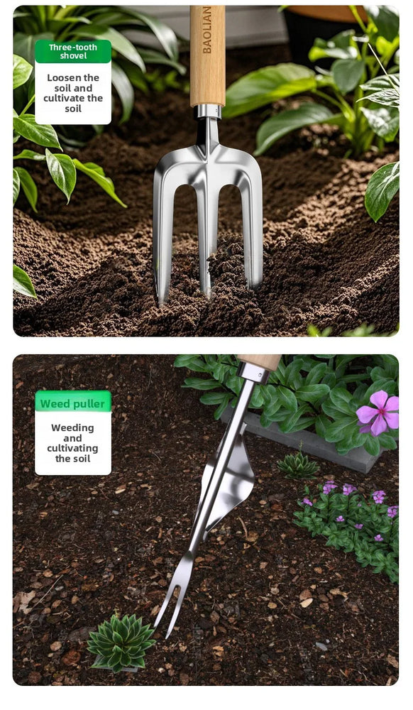 Stainless Steel Garden Shovel Tool Mini Spade Gardening Shovel Kit