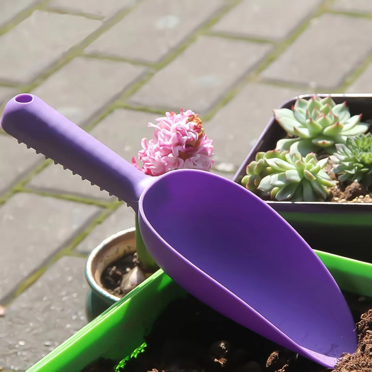Plastic Handheld Garden Shovel Soil Scoop for Planting Digging Tool