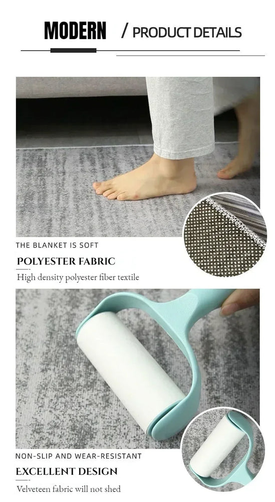 Large Geometric Non-Slip Washable Area Rugs for Modern Living