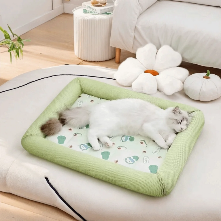 Square Cooling Pet Bed Cat Heating Pad Cooling Mat for Cats