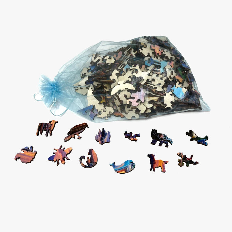 Mysterious Animal Jigsaw | Premium Wooden Interactive Puzzle