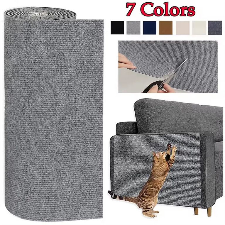 Trimmable Self-Adhesive Cat Scratcher | Customizable DIY Sofa Protector