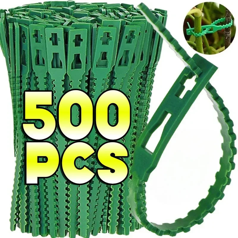 Reusable Garden Cable Ties | Adjustable Plant & Shrub Support Fasteners