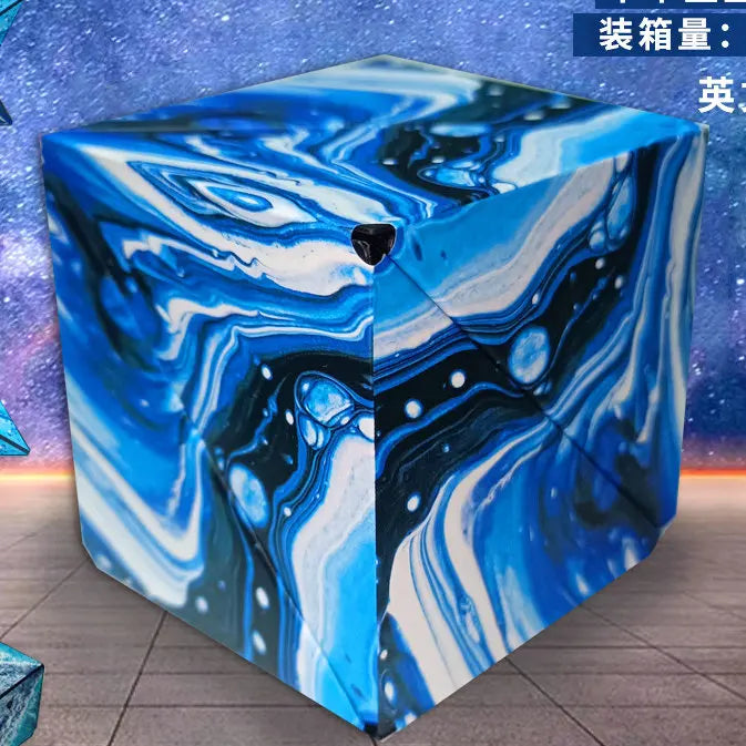 Changeable Magnetic Geometry Cube | 3D Anti-Stress Shape-Shifting Puzzle