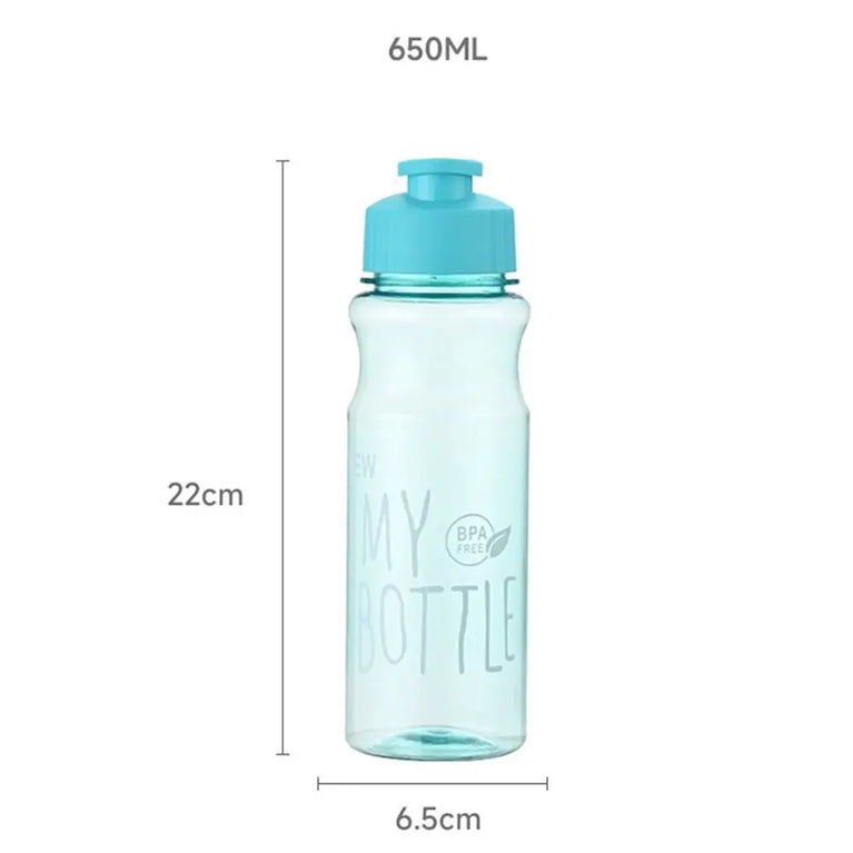 550ML Travel Sport Multi-Color Water Bottle Plastic Water Cup