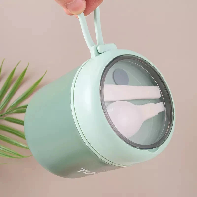 510ml Stainless Steel Lunch Box Thermal Vacuum Soup Cup Bento Box Kids