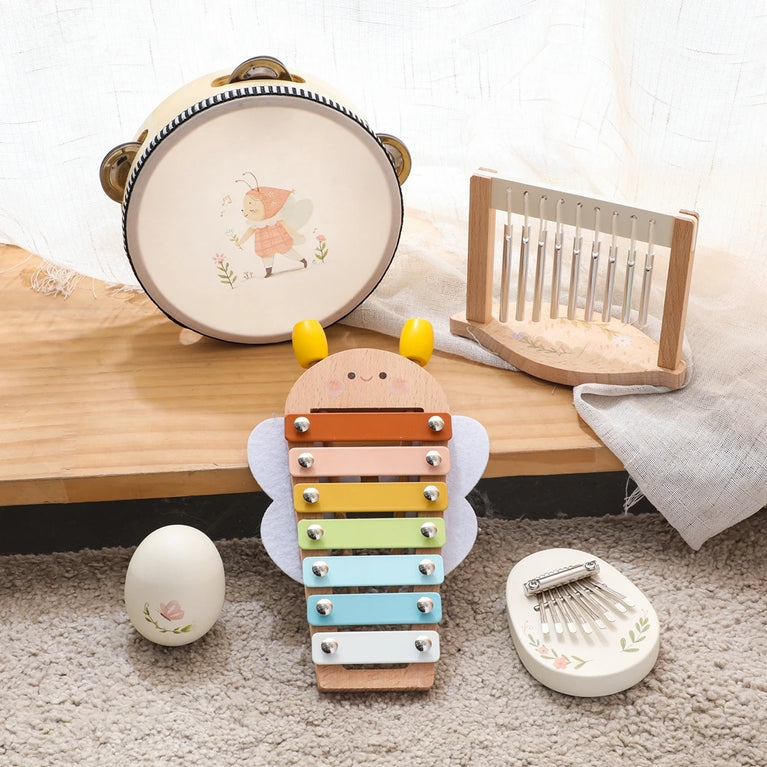 Musical Instruments Montessori Music Baby 0 12 Months Toys Drum Xylophone Baby Toys Kids Early Educational Wooden Instruments