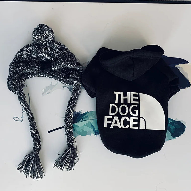 Warm Winter Dog Hoodie | Fashion Fleece Clothes for All Dogs