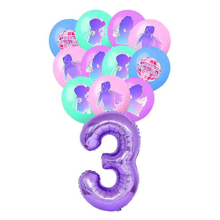 Disposable Party Tableware Set for Birthday Party Decoration