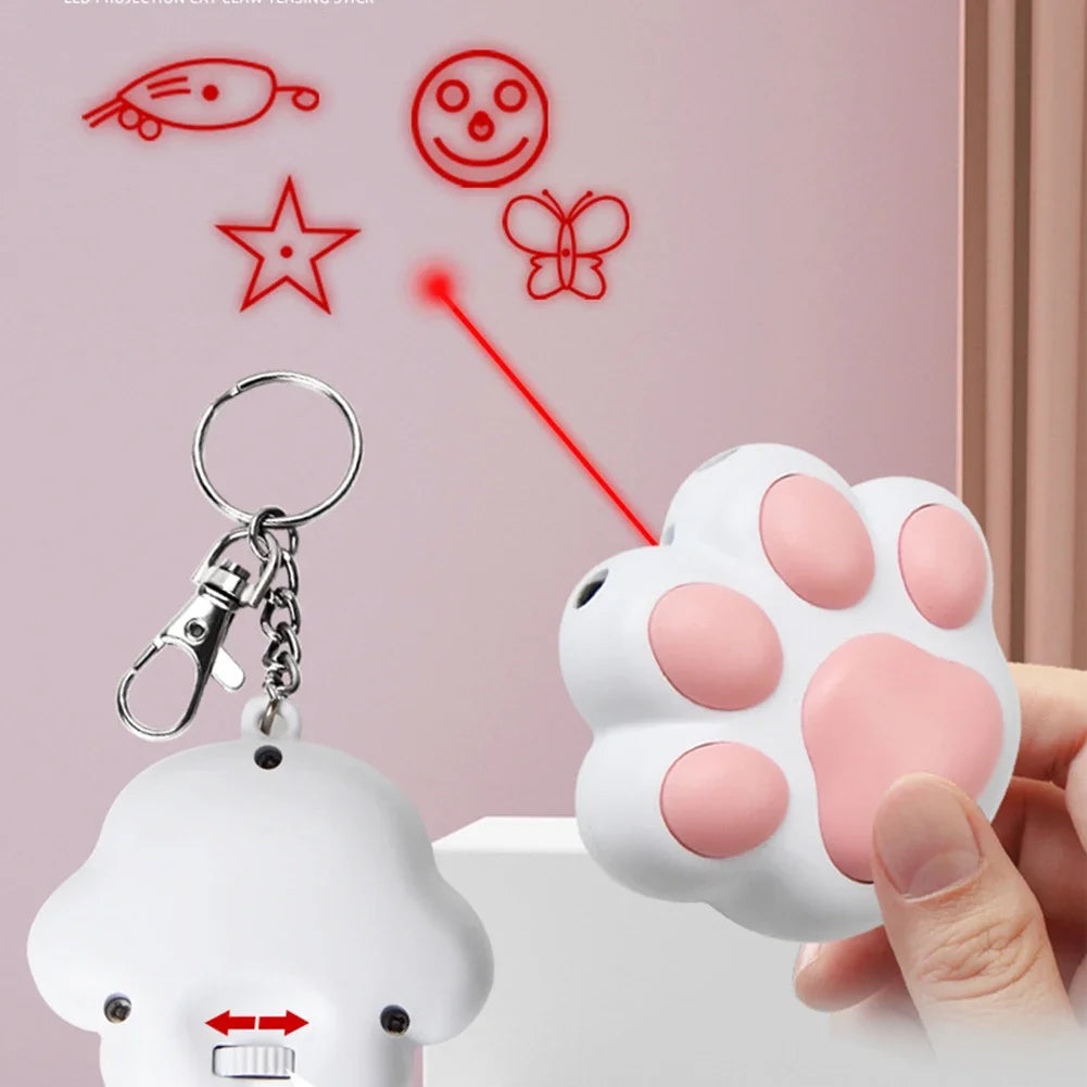 Laser Transform Pattern Pet LED Cute Laser Cat Rechargeable Toy Training