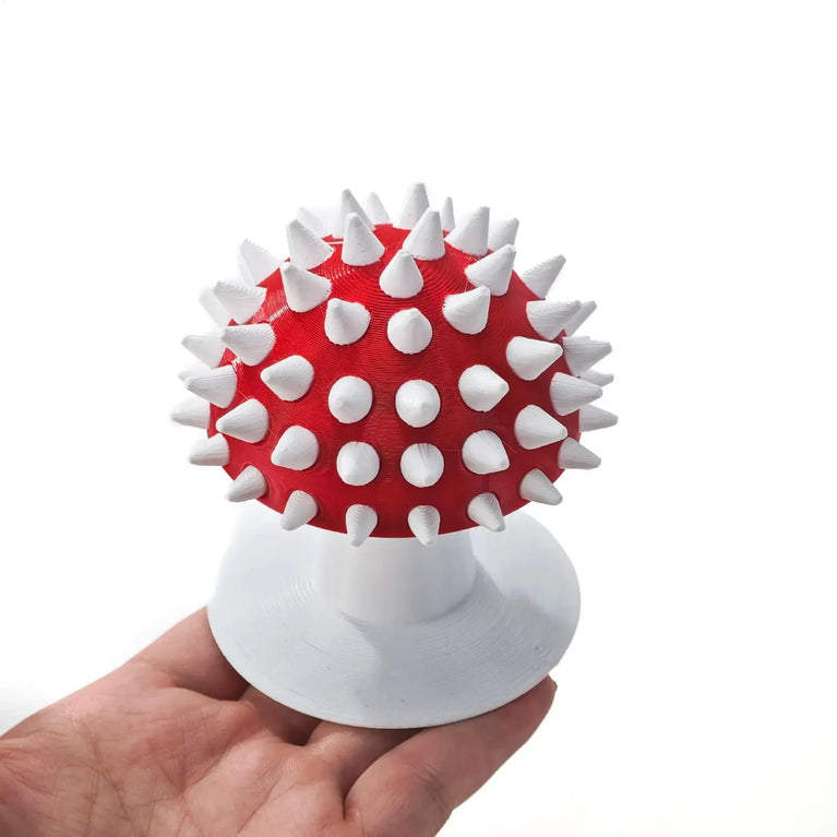 Cat Grooming Brush Mushroom Wall Scratcher Self Groomer Comb Tool