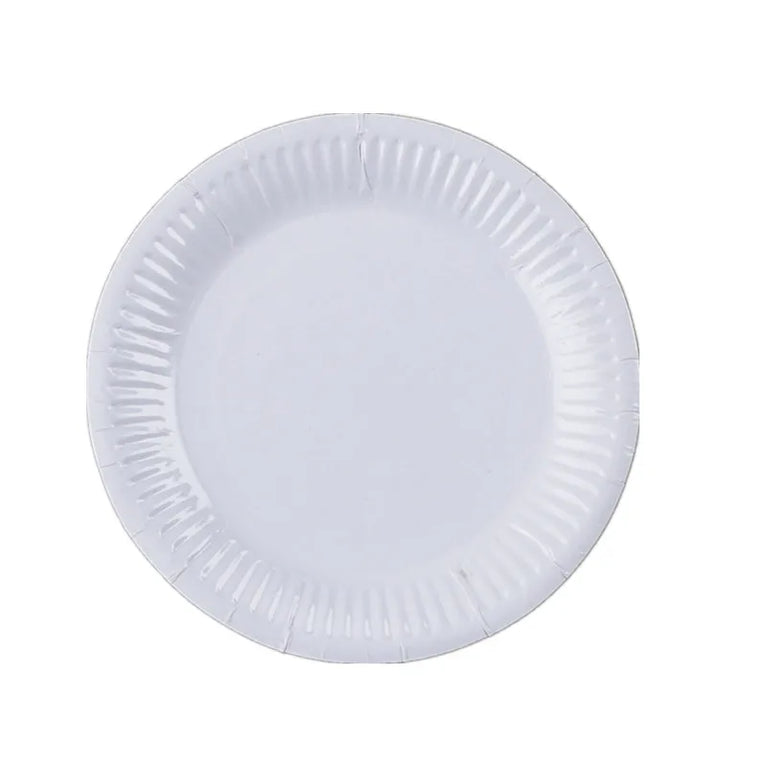 Solid Color Disposable Tableware Set Plates Cups Party Wedding Decoration Kit