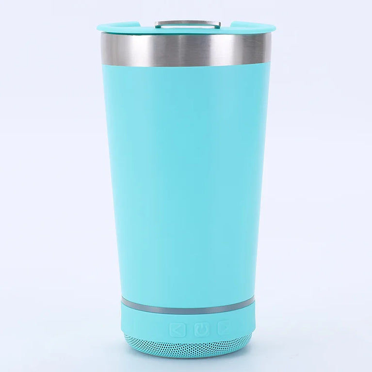 450ml Stainless Steel Vacuum Flask with Bluetooth Speaker Lid
