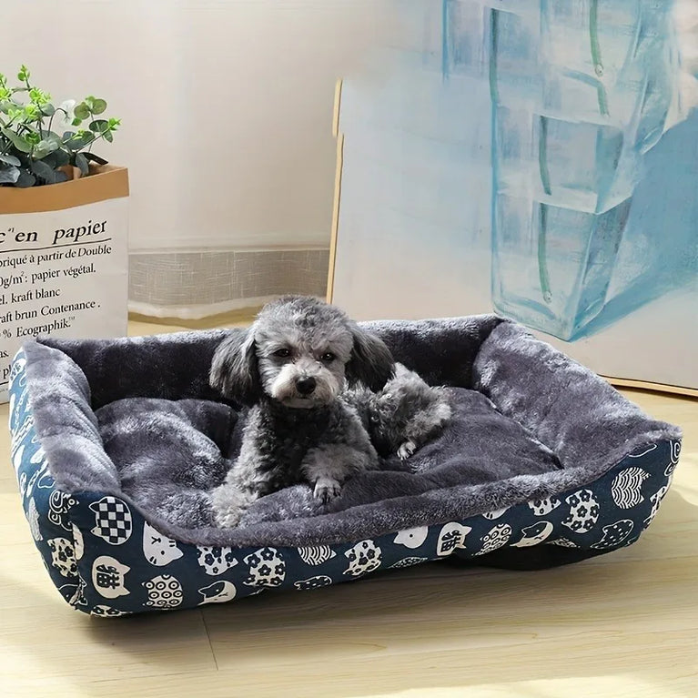 Winter Pet Dog Bed Sofa Mat Comfortable Cushion Sleeping Bed