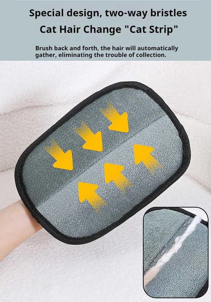 Electrostatic Pet Hair Removal Brush | Reusable Dedusting Tool for Upholstery