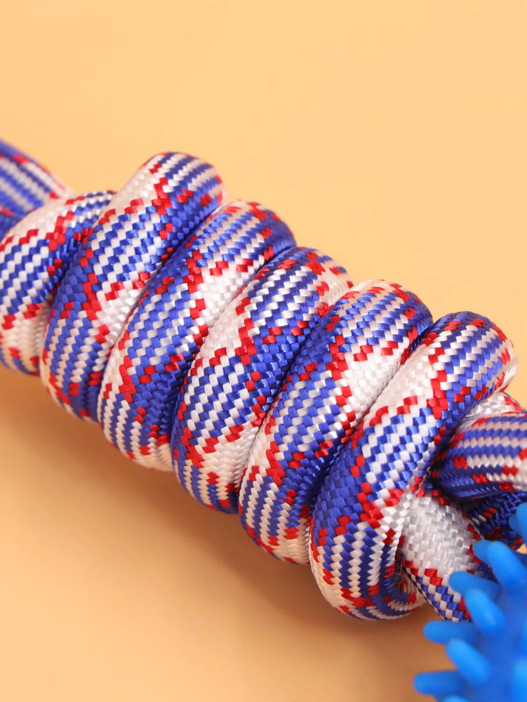 Interactive Training Pet Toy Ring Spiked Dog Chew Teeth Cleaning