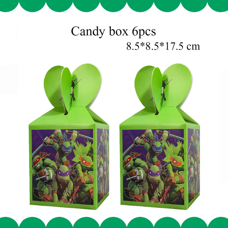 Decoration Birthday Turtlei Disposable Tableware Set Party