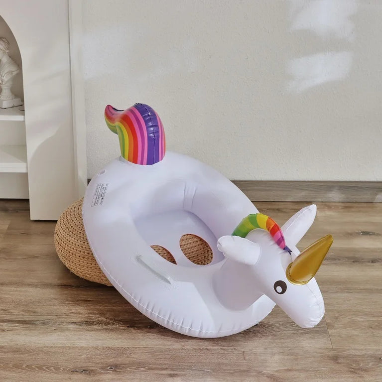 Baby Float with Sunshade | Flamingo & Unicorn Pool Swimming Ring