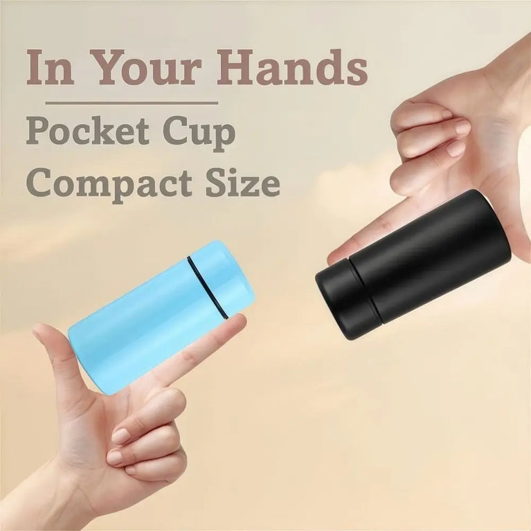 Mini Thermos Cup 160ml Portable Travel Mug Stainless Steel Bottle