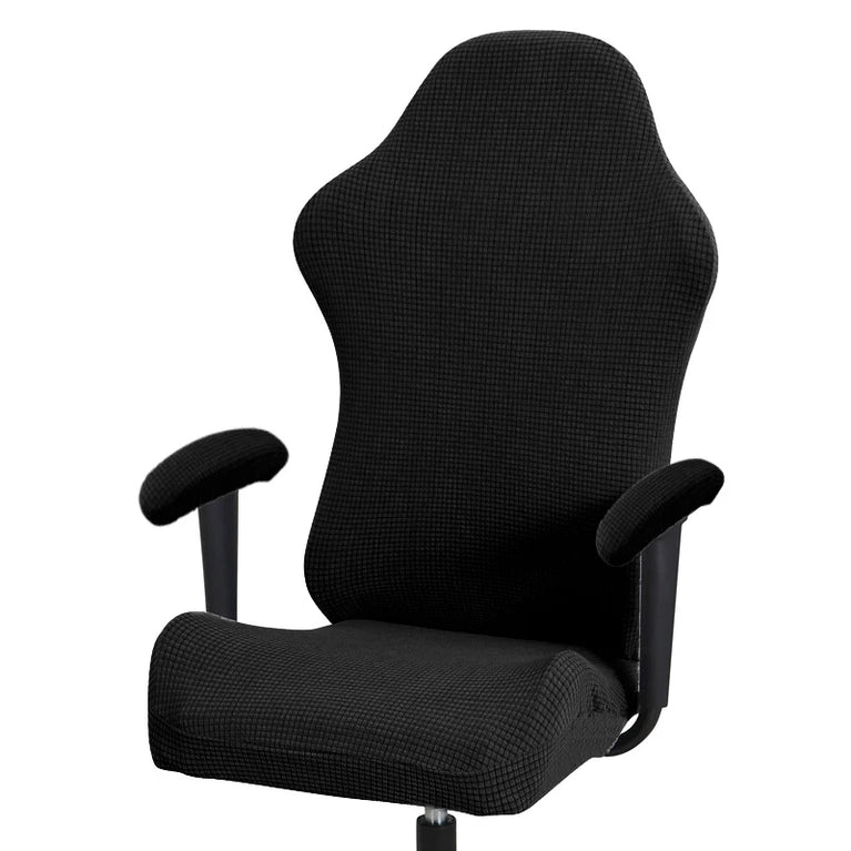 Thick Jacquard Gaming Chair Cover | Stretchy Polyester Office & Racing Chair Slipcover
