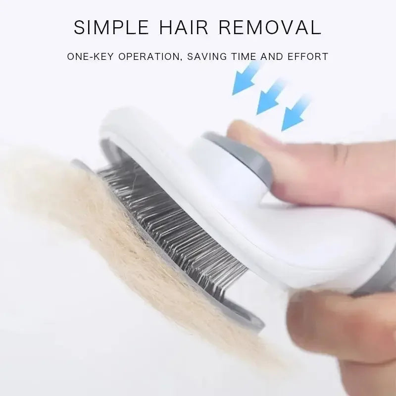 Pet Dog Brush Cat Comb Self Cleaning Pet Hair Remover Grooming Tool