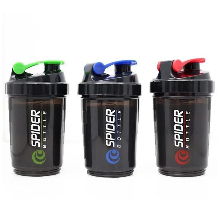 550ML 3 Layer Shaker Protein Mixing Waterbottle Fitness Gym Sports Cup