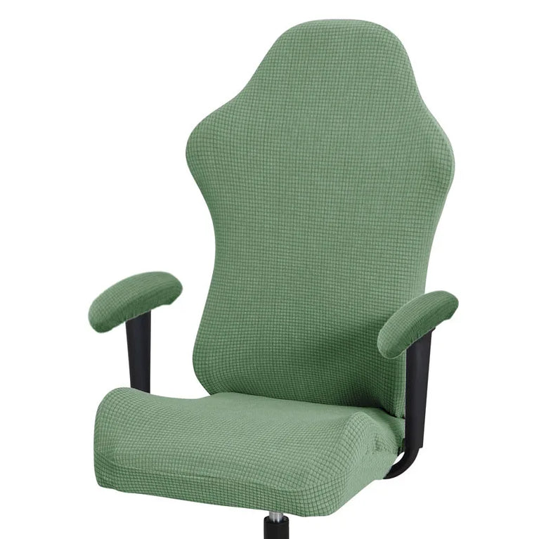 Thick Jacquard Gaming Chair Cover | Stretchy Polyester Office & Racing Chair Slipcover