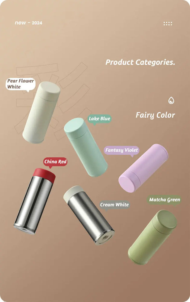 Mini 316 Stainless Steel Insulated WaterBottle Vacuum Flask 180ml
