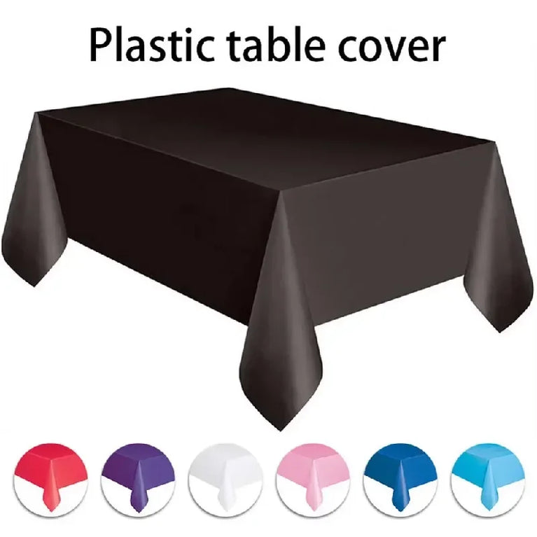 1PC 137x183cm Plastic Rectangle Disposable Table Cover Cloth Party Tablecloth Covers