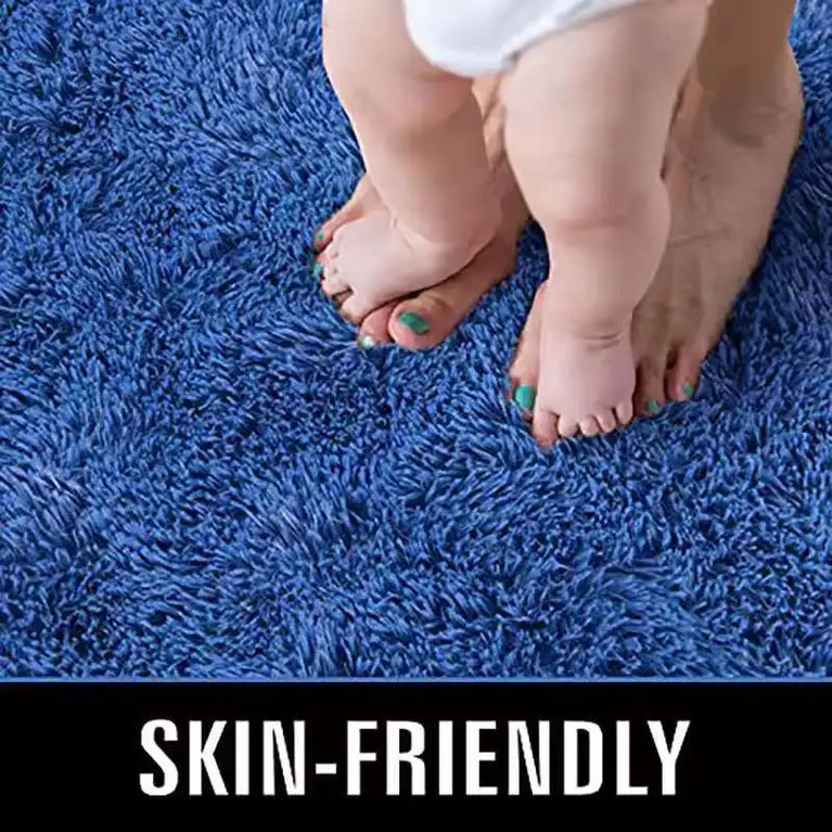 Fluffy Non-Slip Washable Area Rugs for Living Room and Bedroom