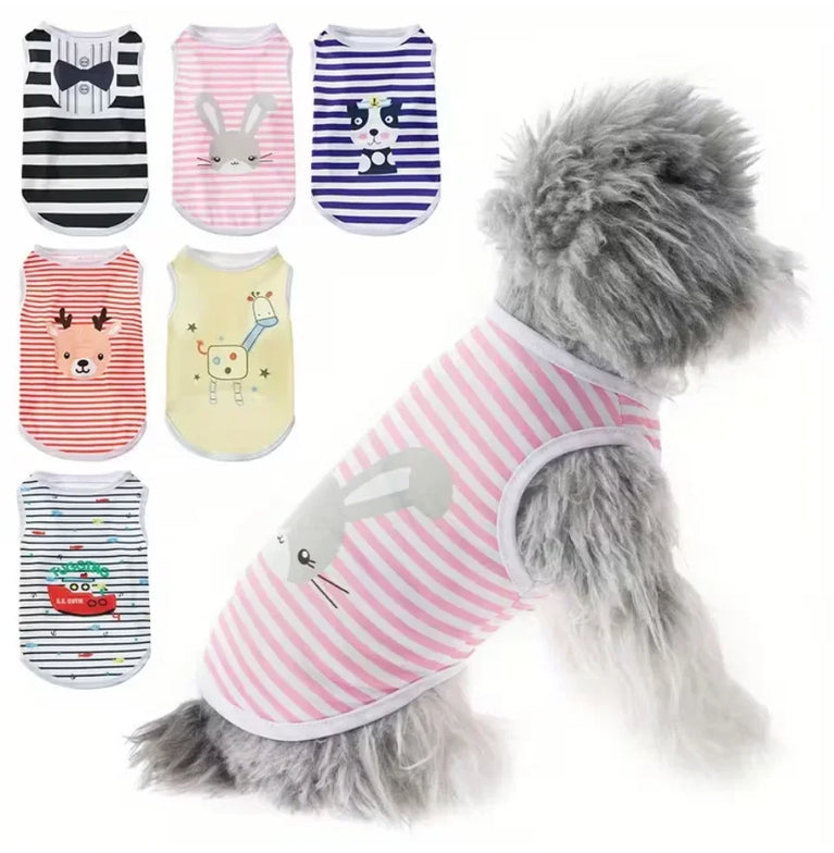 Dog Cooling Vest Summer Shirt | Breathable Cartoon Pet Clothes