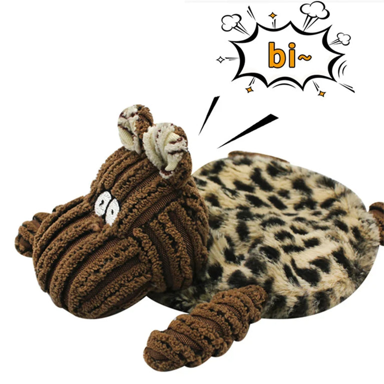 Octopus Plush Puppy Dog Chew Toy Squeaky Crinkle Training Toy Fun