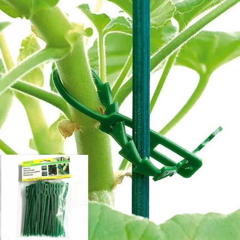 Reusable Garden Cable Ties | Adjustable Plant & Shrub Support Fasteners