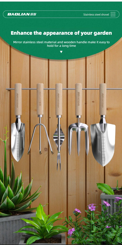 Stainless Steel Garden Shovel Tool Mini Spade Gardening Shovel Kit