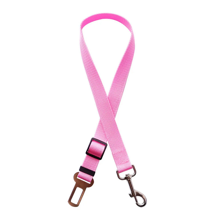 Adjustable Reflective Dog Car Seat Belt Harness With Lights Safety Travel Belt