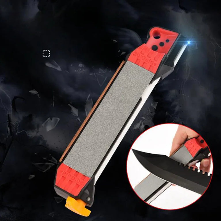 Double-Sided Diamond Knife Sharpener | Portable Whetstone & Honing Tool