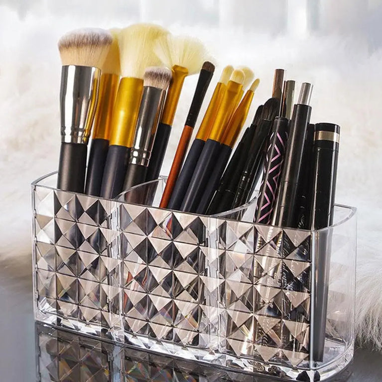 Multi-Functional Cosmetic Storage Box Desktop Organizer