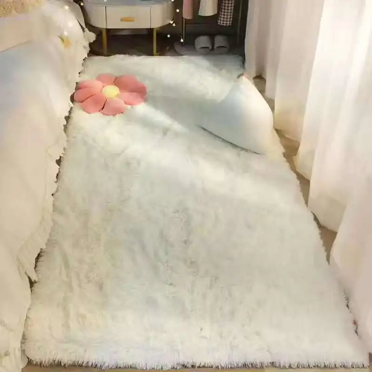 Fluffy Non-Slip Washable Area Rugs for Living Room and Bedroom