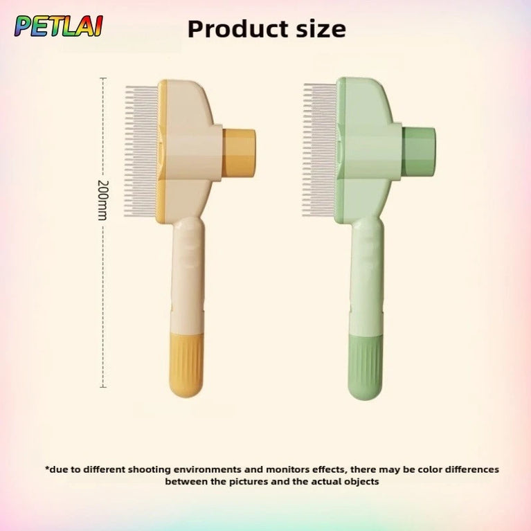 Cat Hair Remover Comb Flea Comb Self Cleaning Pet Brush Tool