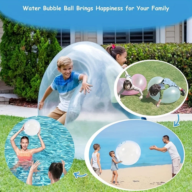 Giant Inflatable Bubble Ball | 70cm Heavy-Duty Jelly Bouncy Toy
