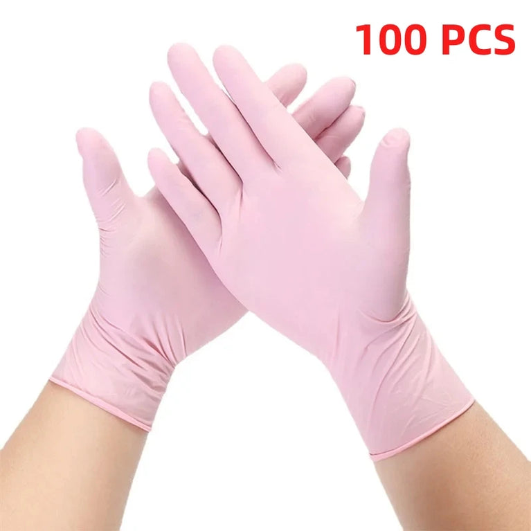 20/50/100PCS Nitrile Gloves Disposable Kitchen Gloves Powder Free