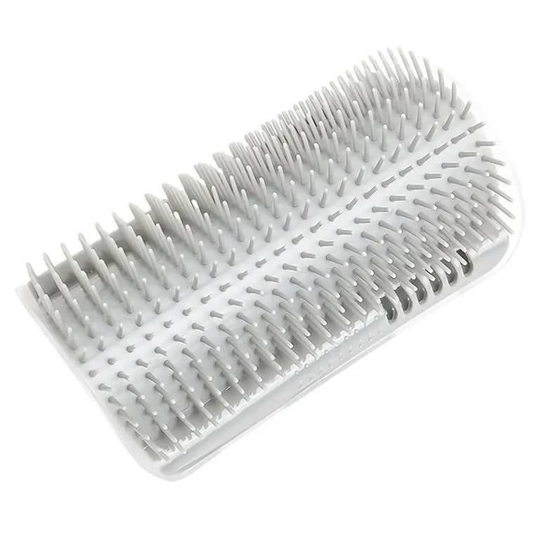 Cat Self Groomer Wall Corner Scratcher Massage Brush Pet Hair Remover Tool