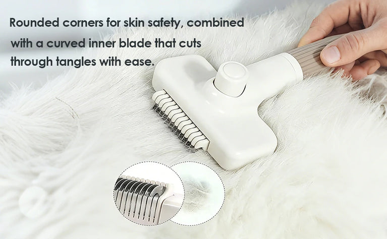 3-in-1 Multifunctional Pet Comb  Cat Grooming Brush Hair Removal Tool