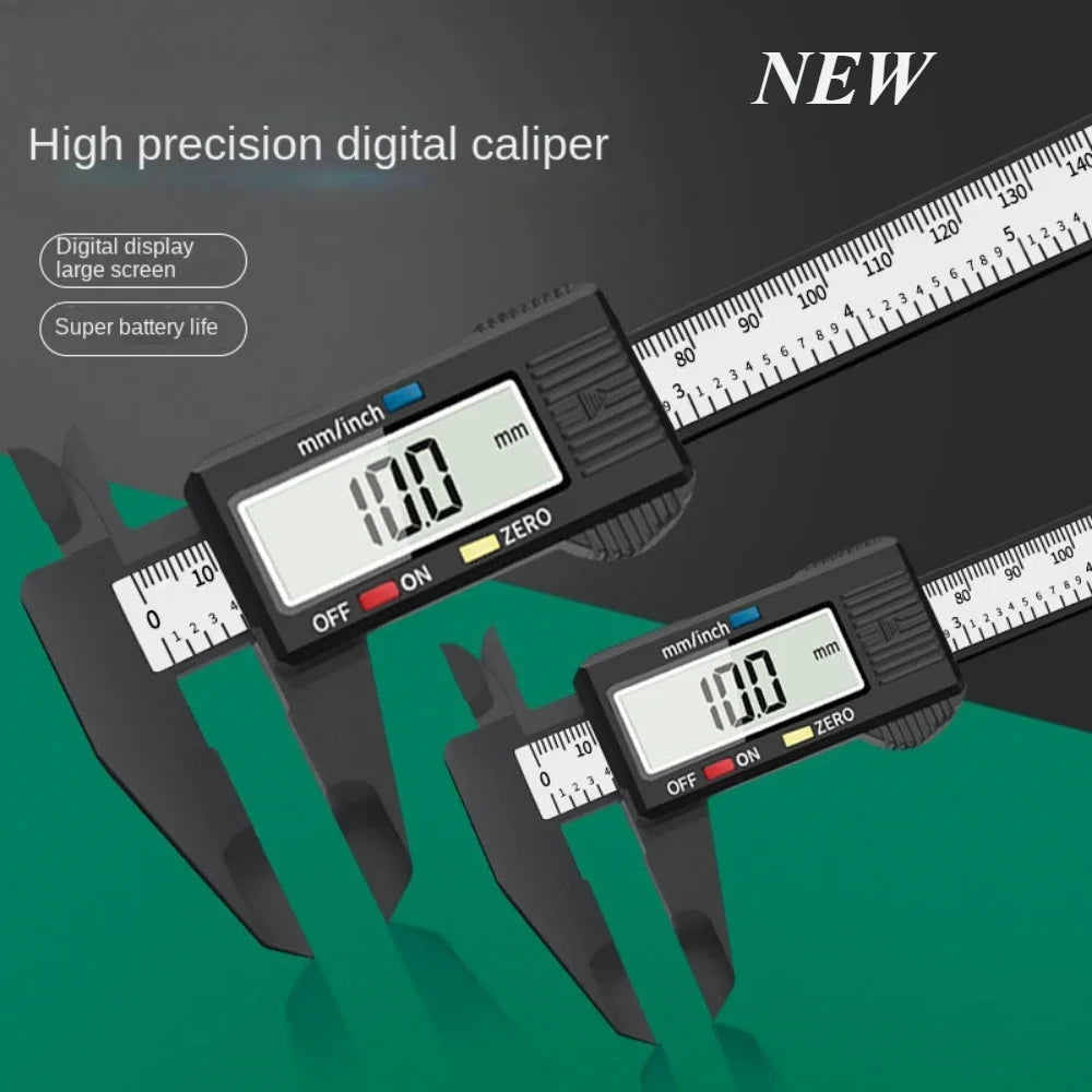 Digital Vernier Caliper | Precision LCD Measuring Instrument for Metalworking & DIY