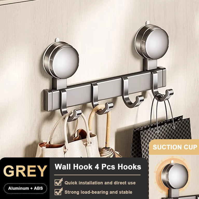 Suction Cup Bathroom Hooks Towel Hanger Nail Wall Rack Hooks Coat Clothes Holder for Bathroom Kitchen Accessories