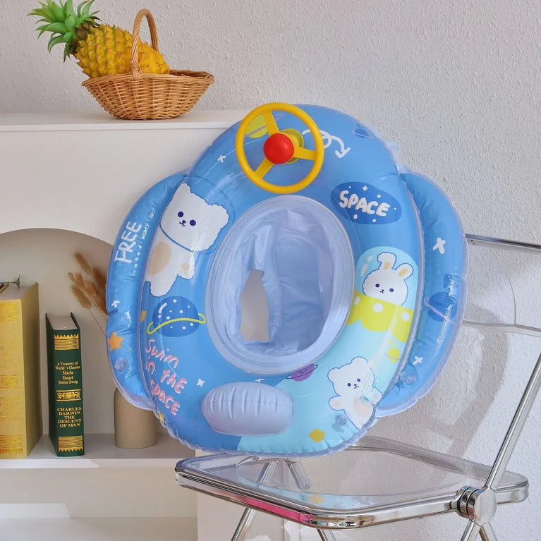 Baby Float with Sunshade | Flamingo & Unicorn Pool Swimming Ring
