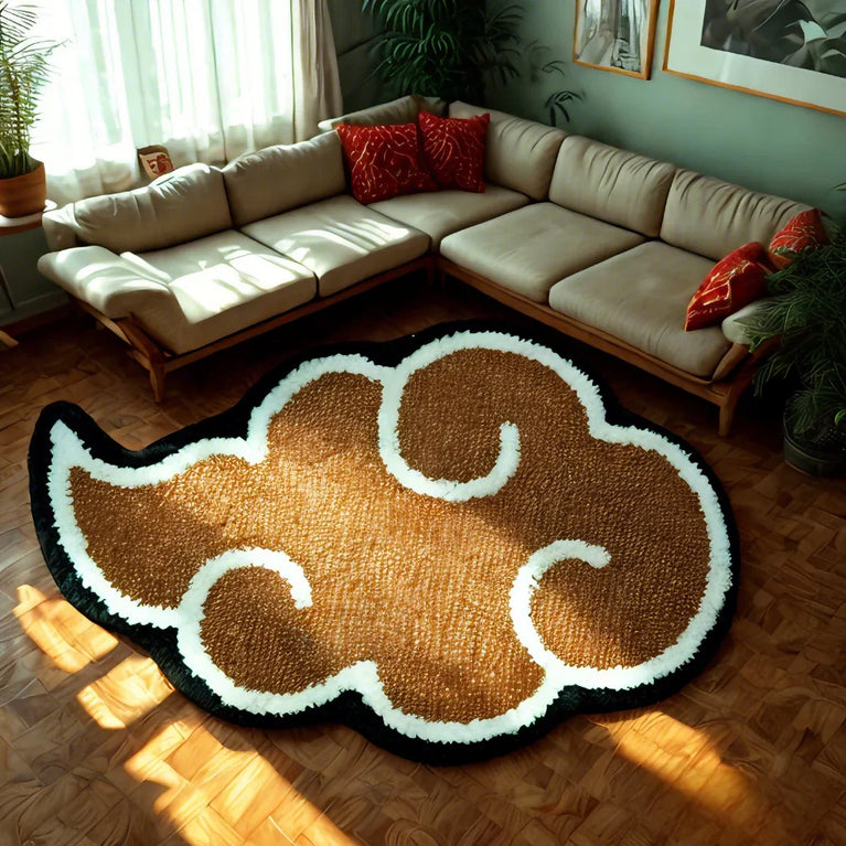 Cloud Pattern Non-Slip Washable Area Rugs for Modern Home Decor