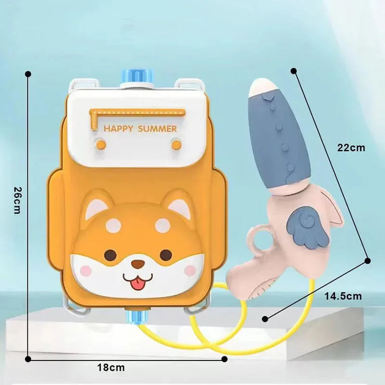 High-Capacity Animal Backpack Water Blaster | Outdoor Summer Pool Toy