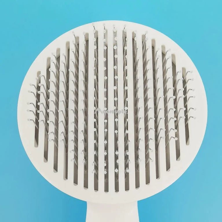 Self-Cleaning Slicker Brush | Pet Massage & Deshedding Tool